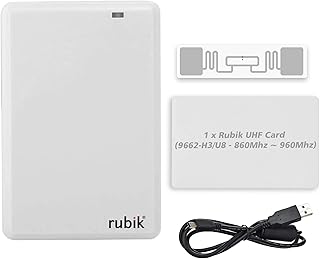 Lecteur rfid rubik uhf 902-928mhz et 865-868mhz longue portée iso18000-6c pour étiquettes