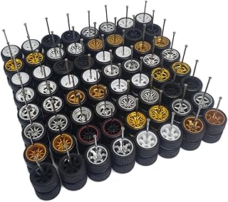 Jeu de pneus de roue de vélo dobby, mixtes/aléatoires, pour 10 voitures, échelle
