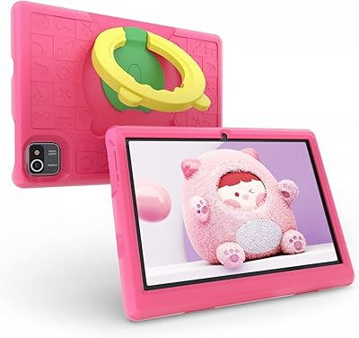 Tablette pour enfants avec écran tactile hd de 10,1 pouces, écran lcd, système