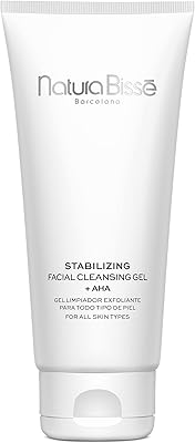 Gel nettoyant pour le visage natura bissi 200 ml bleu foncé et blanc