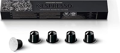 Capsules de café nespresso espresso ristretto italiano original line 10 capsules