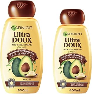 Garnier ultra doux shampoing à l'huile d'avocat et au beurre de karité 600