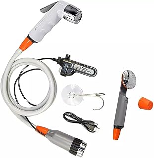 Kit de pompe de pulvérisation de douche de camping intelligent avec seau à