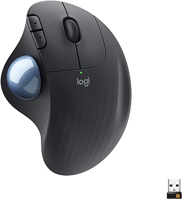 Souris trackball sans fil logitech ergo m575 - contrôle facile du pouce