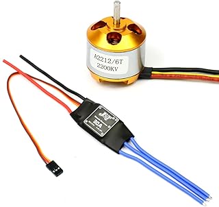 Moteur sans balais xt-xinte 2212 2200kv avec support de 6 ans + contrôleur