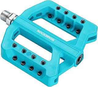 Pédales vtt légères en fibre de nylon 9 16" pour vélo bmx