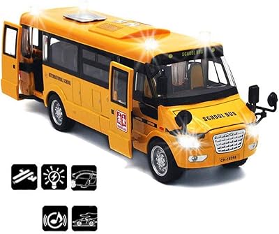 Corper toys autobus scolaire en alliage moulé sous pression pour enfants avec sons et lumières (jaune, l). Diaytar : Des prix mini pour un service maxi