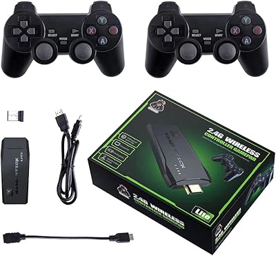 Contrôleur de jeu sans fil icam m8 2,4 go hd arcade playstation 1