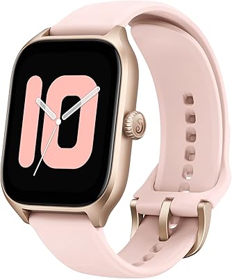 Montre intelligente amazfit gts 4 pour femme, gps double bande, alexa intégré, appels