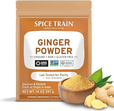 Poudre de gingembre spice train (397 g) | sac ziplock refermable