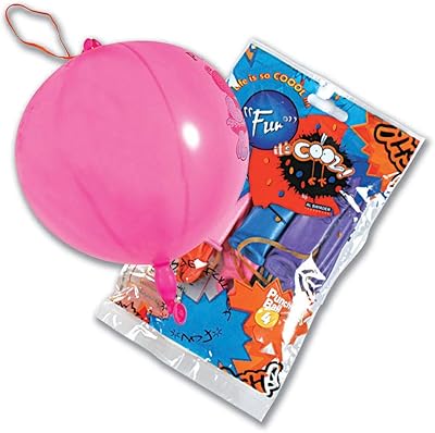 Ballons punching ball fun it's cool de 4 pouces, paquet de 4