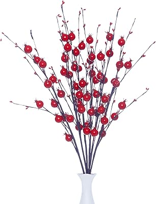 Je t'aime fausses plantes de baies de grenade colorées pour bouquets de mariage