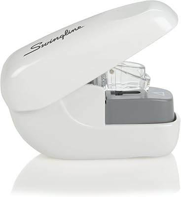 Agrafeuse sans agrafeuse swingline, 5 feuilles, blanche (79198)