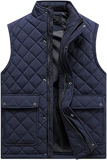 Yokima gilet pour hommes formel, affaires décontracté poche gilet chaud gilet hommes automne