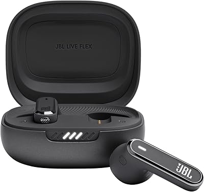 Écouteurs sans fil jbl live flex à réduction de bruit avec technologie