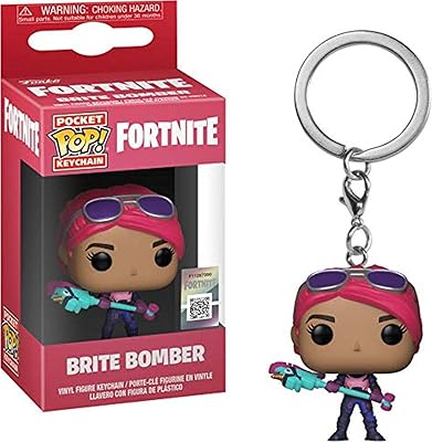 Porte-clés funko pocket pop - figurine fortnite bright bomber - 36969
