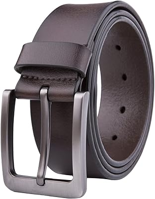 Ceinture en cuir formelle passion pro pour hommes, ceinture en cuir classique robuste