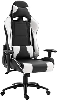 Chaise de jeu mahmayi 9854, modèle de course à dossier haut avec siège