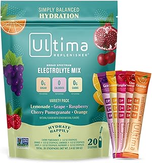 Poudre d'hydratation électrolytique ultima replenisher (variété, sachet de 20 unités (paquet de 1))