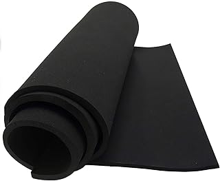 Rouleau de feuille de caoutchouc mousse éponge néoprène dualplex, 15 x 60 pouces