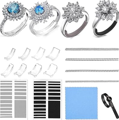 Ensemble d'outils de dimensionnement de bague de 52 pièces 4 styles pour différentes