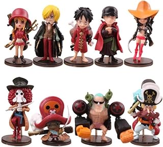 Skido 9 pièces/ensemble une pièce zoro luffy sanji robin nami brook tony chopper