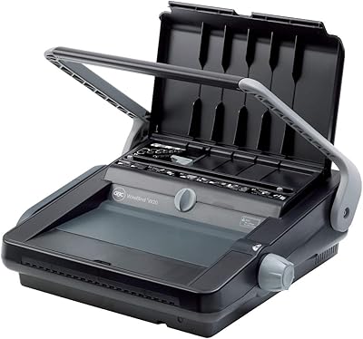 Machine à relier gbc wirebind w20, 20 feuilles, capacité de reliure 125 feuilles