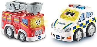 Vtech toot toot toot kit de sauvetage pour automobiliste avec camion de pompiers