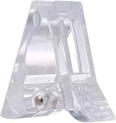 Ensemble de 5 pinces à ongles artificiels en gel transparent à construction rapide