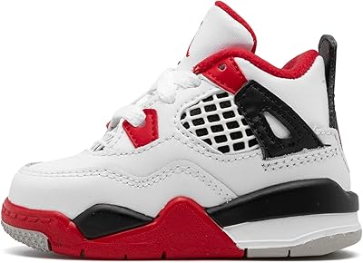 Chaussures jordan bébé nike air 4 retro og (td) fire red 2020 bq7670-160