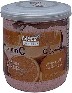 Gommage visage et corps blanchissant au laser à la vitamine c (400 grammes)