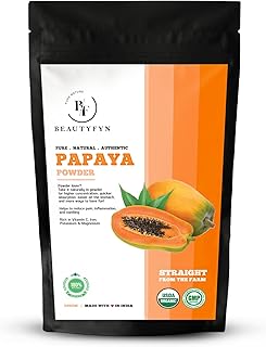 La poudre de feuilles de papaye biotiphen riche en fibres aide à la croissance