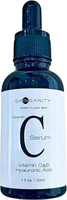Sérum visage à la vitamine c avec vitamine e, acide hyaluronique et niacinamide