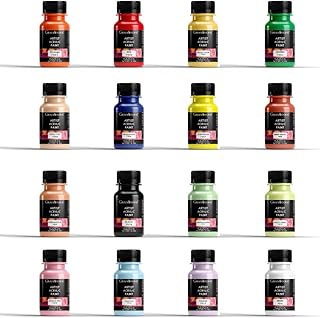 Peinture acrylique à base d'eau granotone pour artistes, pastels non toxiques, peinture acrylique à séchage rapide pour usage intérieur et extérieur (multicolore, 50 ml chacun) ensemble de 16 couleurs. Diaytar Sénégal : Des produits pour toute la famille à prix cassés