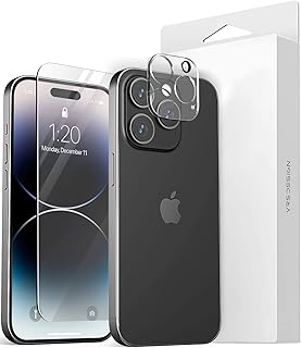 Vrs design first glass pour iphone 14 pro protecteur d'écran et protecteur d'objectif
