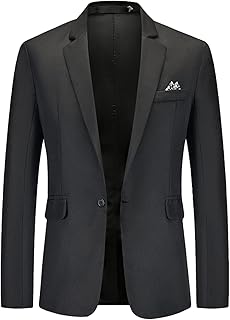 Veste de costume d'affaires pour hommes, blazer formel séparé classique et élégant