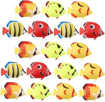 18 pièces jl stuy jouet d'aquarium artificiel décoration d'aquarium artificiel pour aquarium poisson rouge poisson en plastique simulation d'aquarium poupée de poisson tropical. Redéfinissez vos attentes shopping avec Diaytar
