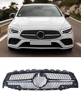 Grille de pare-chocs avant à motif diamant gt pour mercedes c118 w118 benz
