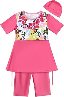 Maillot de bain modeste pour petites filles pour se protéger des éruptions cutanées