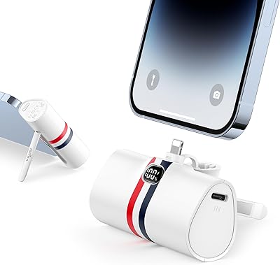 Mini chargeur portable pour iphone, banque d'alimentation à charge rapide 20 w