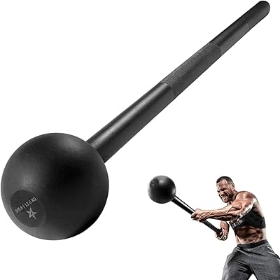 Yas for all mace bell en acier pour musculation, épaules, poignées et avant-bras
