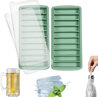 Bacs à glaçons étroits bac long en silicone avec couvercle bâton