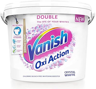 Poudre vanish oxi action pour détacher les tissus dorés, blanc, 2,4 kg