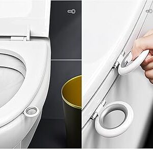 2 PIÈCES LÈVE-COUVERCLE DE TOILETTE LÈVE-SIÈGE POIGNÉE DE LEVAGE DU COUVERCLE ÉVITEZ TOUCHER