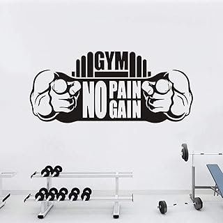 Stickers muraux de motivation vodoe, autocollants muraux de citations, filles garçons adolescents fitness