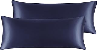 Taies d'oreiller bicocassa en satin pour cheveux et peau lot de 2