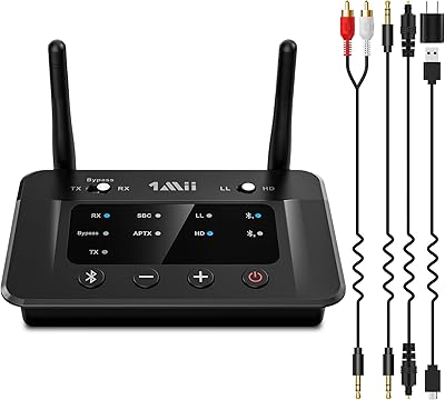 Transmetteur bluetooth 5.0 longue portée 1 mi b03 pour casque stéréo