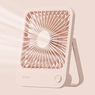 Mini ventilateur de bureau alimenté par batterie gizleaf portable pliable à