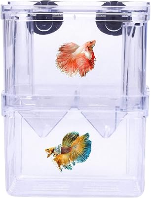 Boîte d'élevage de poissons pour bébés, boîte d'isolation pour poissons, réservoir d'élevage en acrylique double couche multifonction, réservoir d'élevage d'aquarium transparent, séparateur de récipient d'élevage de poissons, avec ventouses. L'alternative e-commerce intelligente au Sénégal : Diaytar