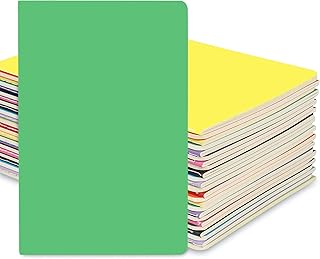 Labkiss lot de 24 carnets et journaux vierges en vrac, couverture multiple, papier